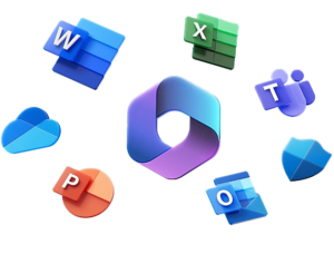 Microsoft 365 apps logos